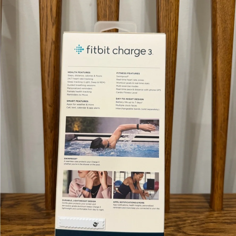Fitbit Charge 3, Fitness Activity Tracker